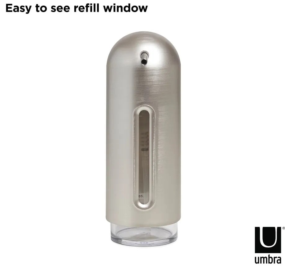 Пластмасов дозатор за сапун в сребристо 350 ml Penguin - Umbra