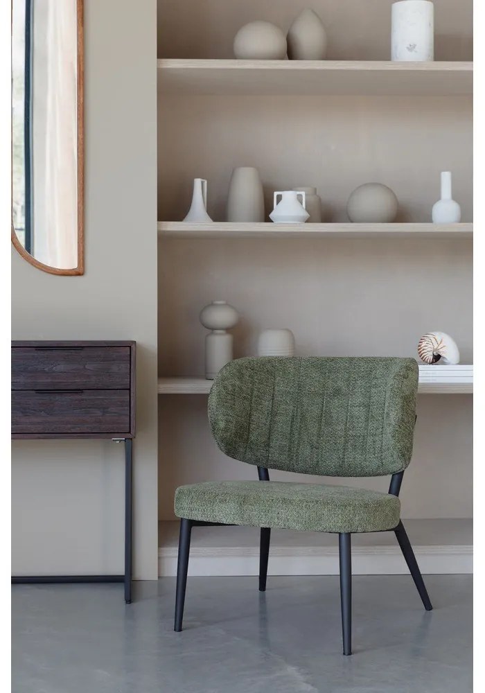 Зелено кресло Sanne – White Label