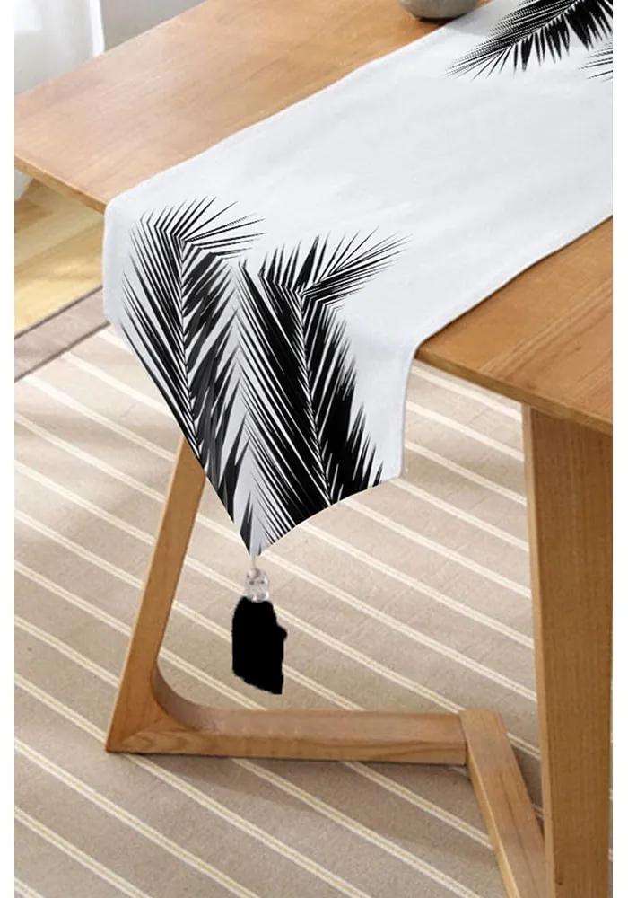 Черно и бежово покривало за маса 140x45 cm - Minimalist Cushion Covers