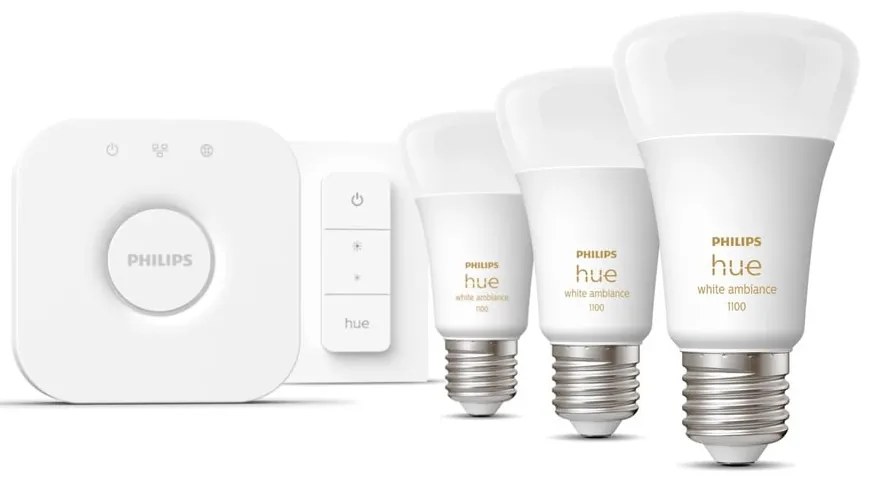 Smart стартов пакет 5 бр. E27, 11 W White ambiance – Philips Hue