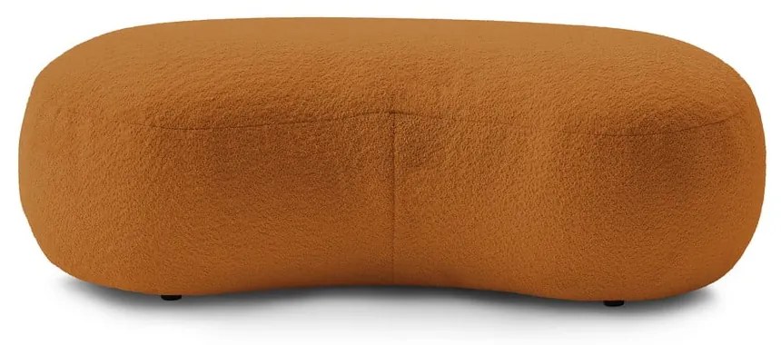 Табуретка от букле в цвят горчица Saint-Germain - Bobochic Paris