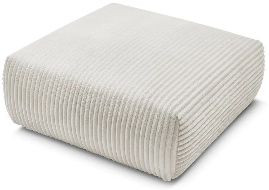 Кремава табуретка от рипсено кадифе Lucien – Bobochic Paris