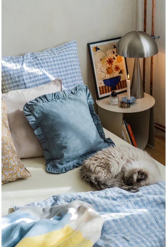 Настолна лампа в сребристо, височина 51 cm Sublime - Leitmotiv