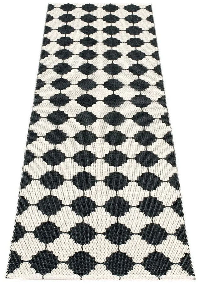 Черно-бяла пътека за открито и закрито 70x225 cm Marre Black Coral – Pappelina