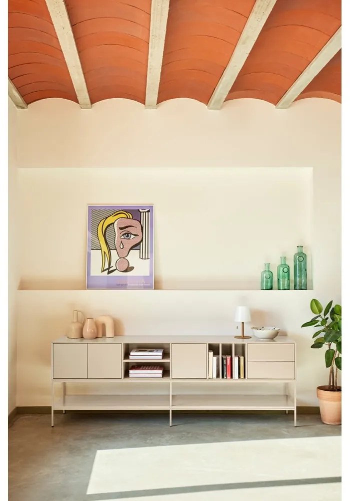 Маса за телевизор в тухлен цвят 220x74x45 cm Platt – Teulat