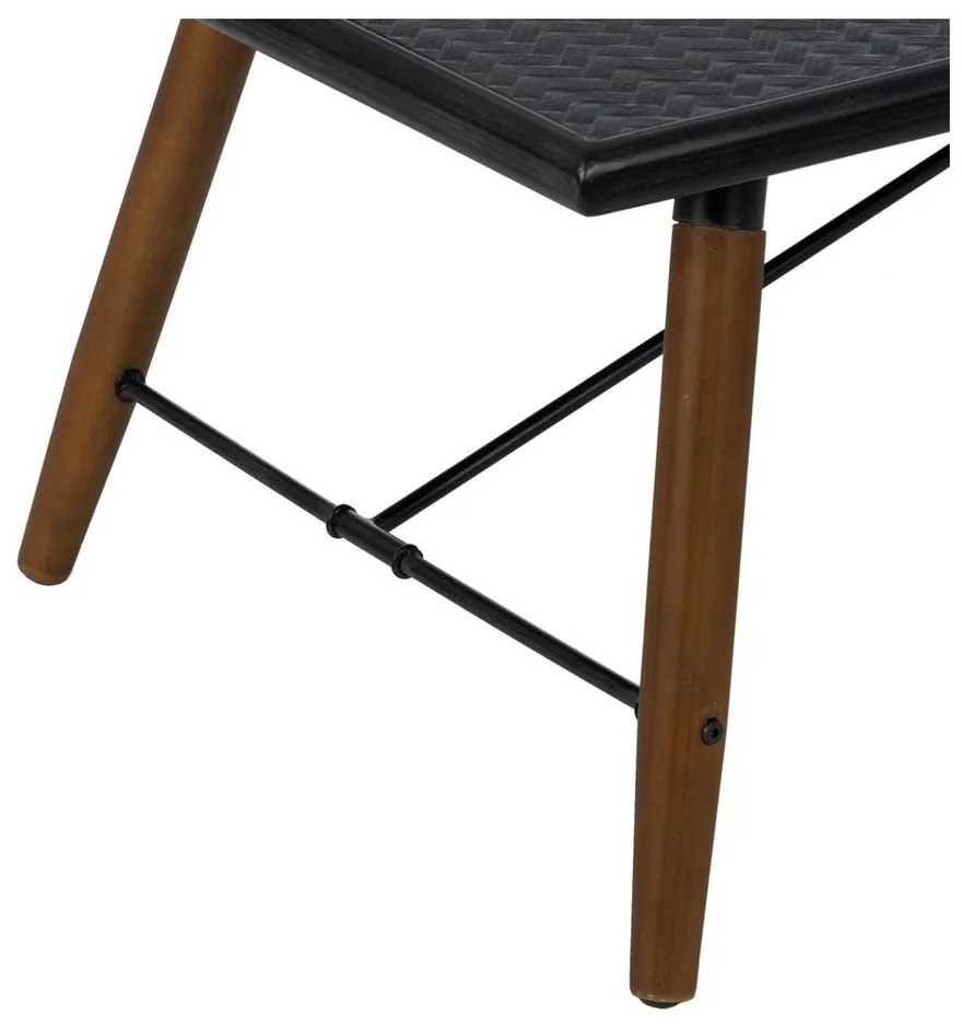 Черна метална масичка за кафе 60x109,5 cm Oslo – Ixia