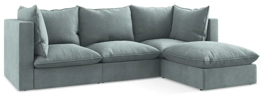 Син ъглов диван (десен ъгъл) Manao – Makamii