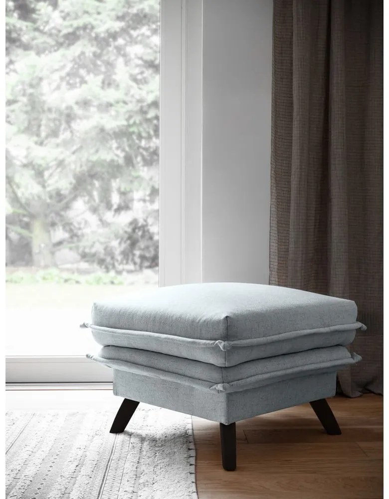 Светлосива табуретка за крака Charming Charlie - Miuform