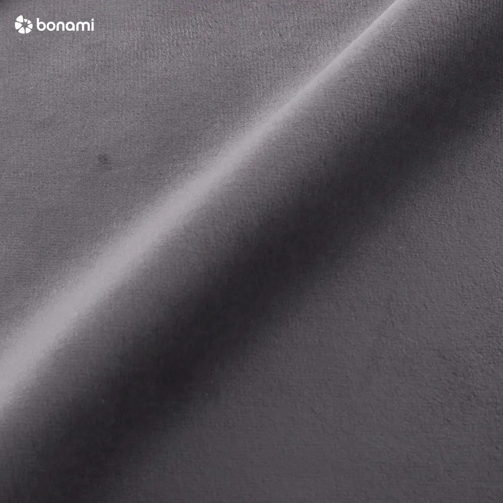 Тъмносиво тапицирано кадифено двойно легло с място за съхранение с включена подматрачна рамка 200x200 cm Arendal – Cosmopolitan Design