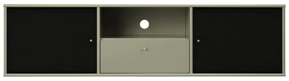 Маса за телевизор в цвят каки/черна 161x42x45 cm Mistral – Hammel Furniture