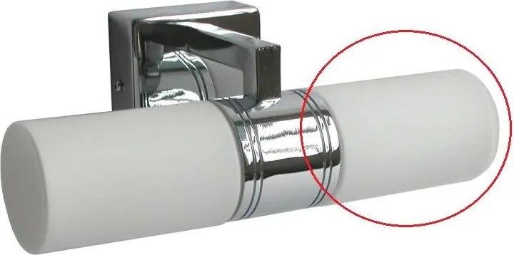 Luxera 8001 - Резервно стъкло ANITA G9 бяло