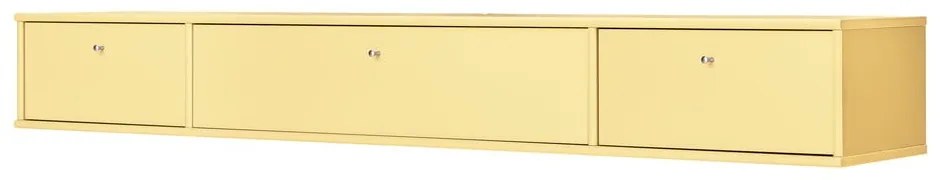 Светложълта маса за телевизор 176x22 cm Mistral – Hammel Furniture