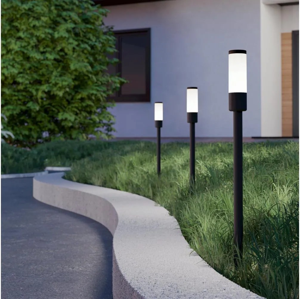 Eglo 902042 - Комплект от 3 външни LED лампи ZANCARO LED/1W/230V IP44 черни