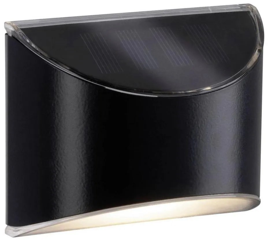 Paulmann 94233 - LED/0,05W IP44 Соларен стенен аплик ELLIOT 1,2V