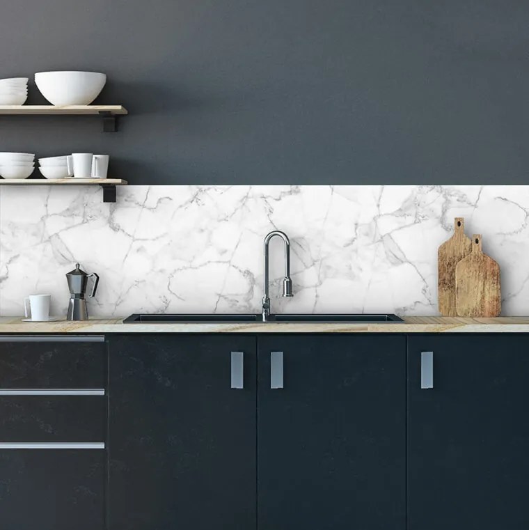 Wall protection White Marble