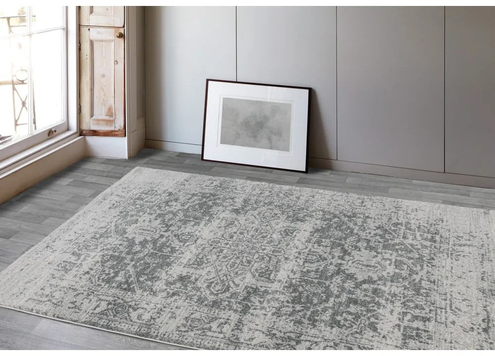 Сив килим 80x150 cm Nova – Asiatic Carpets