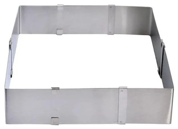 Регулируема форма за торта TORO 16–28 см, неръждаема стомана