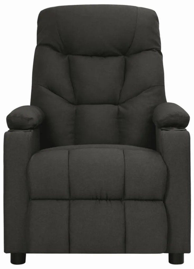 339084 vidaXL Наклоняем стол, черен, текстил