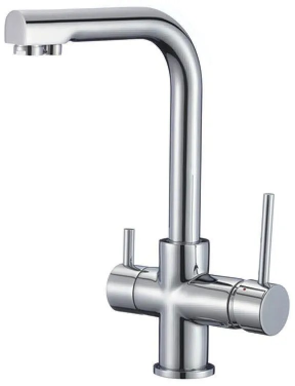 Стоящ смесител за кухня, Inter Ceramic, ICF 7106146 7119, с превключвател