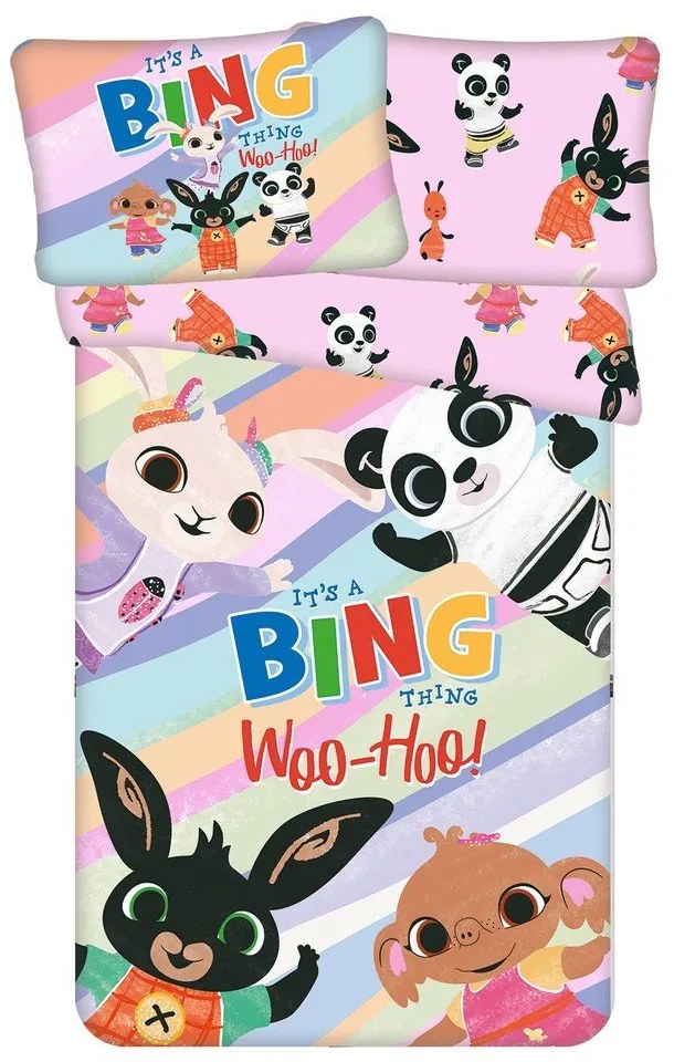 Памучно детско спално бельо за детско креватче 100x135 cm Bing "It's a thing" – Jerry Fabrics