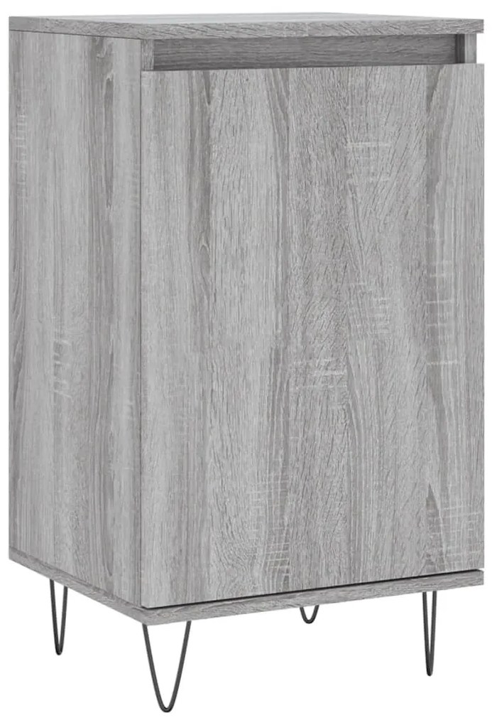 831064 vidaXL Бюфет сив сонома 40x35x70 см инженерно дърво