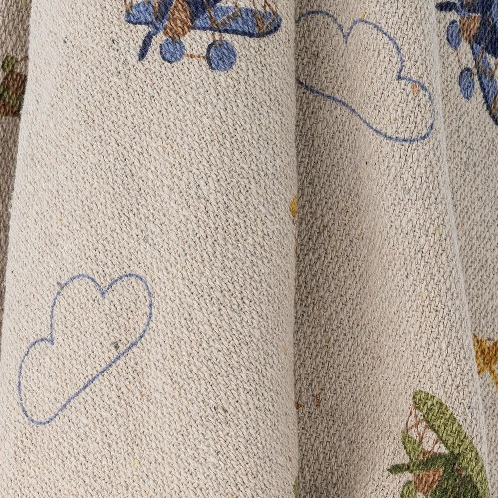Кремаво бебешко одеяло 130x160 cm Plane – Bloomingville Mini