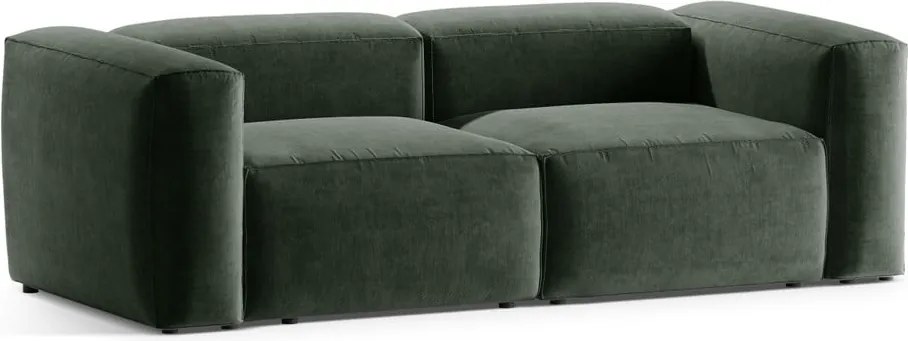 Зелен диван 224 cm Bergamo – Cosmopolitan Design