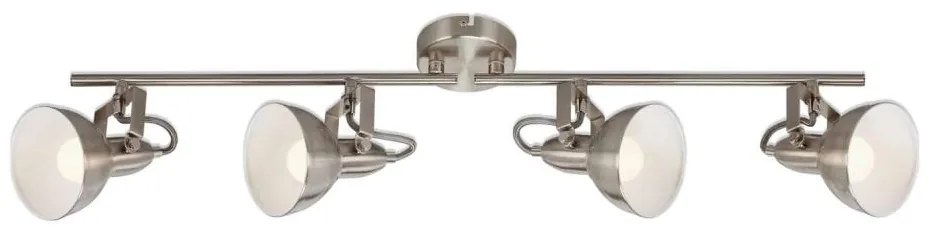 Briloner 2049-042 - Точково осветително тяло 4xE14/40W/230V сребристо