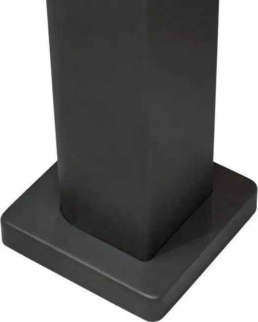 Електрическа беседка Hesperide Evora, Алуминий, Графит, 3.6x3.6 m