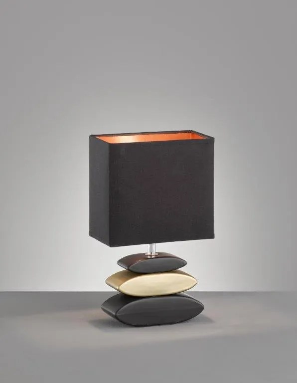 Настолна лампа F&H Liner-Black-Gold