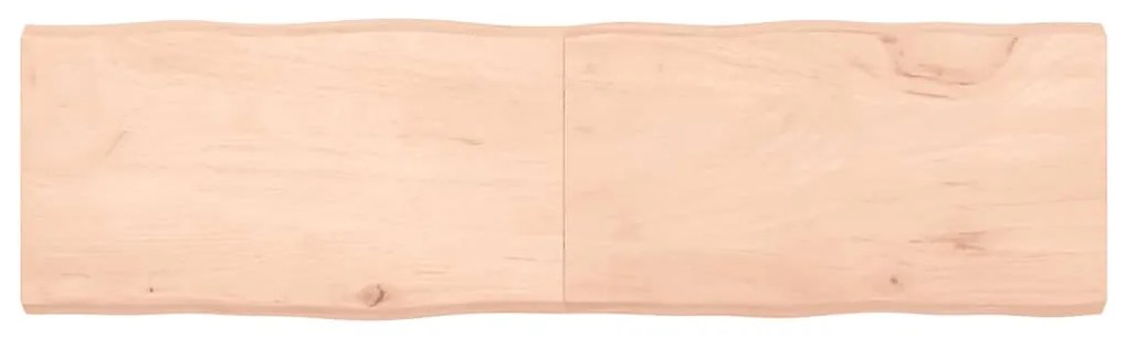 363911 vidaXL Плот за маса 180x50x(2-6) см необработено масивно дърво жив ръб