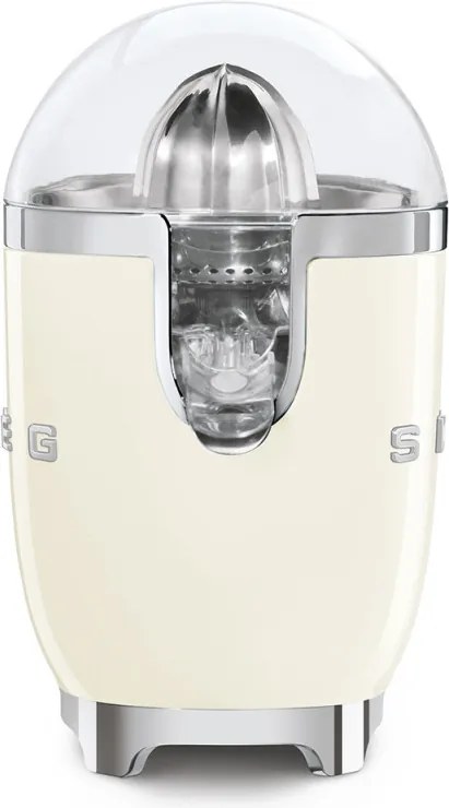 Електрическа цитрус преса Smeg CJF11CREU, 70 W, Антикапкова система, Противоплъзгаща се основа, Крема