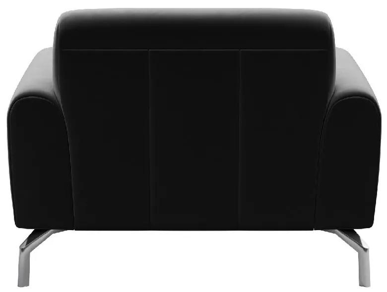 Тъмно сиво кадифено кресло Puzo Puzzo - MESONICA