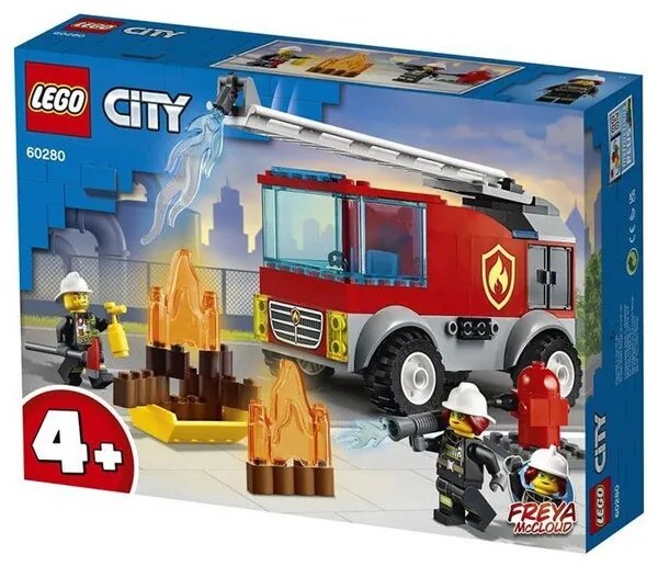 Конструктор LEGO City - Пожарникарски камион със стълба - 60280