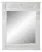 Стенно огледало DKD Home Decor Сив Дърво манго Дървен MDF (133 x 8,5 x 167 cm)