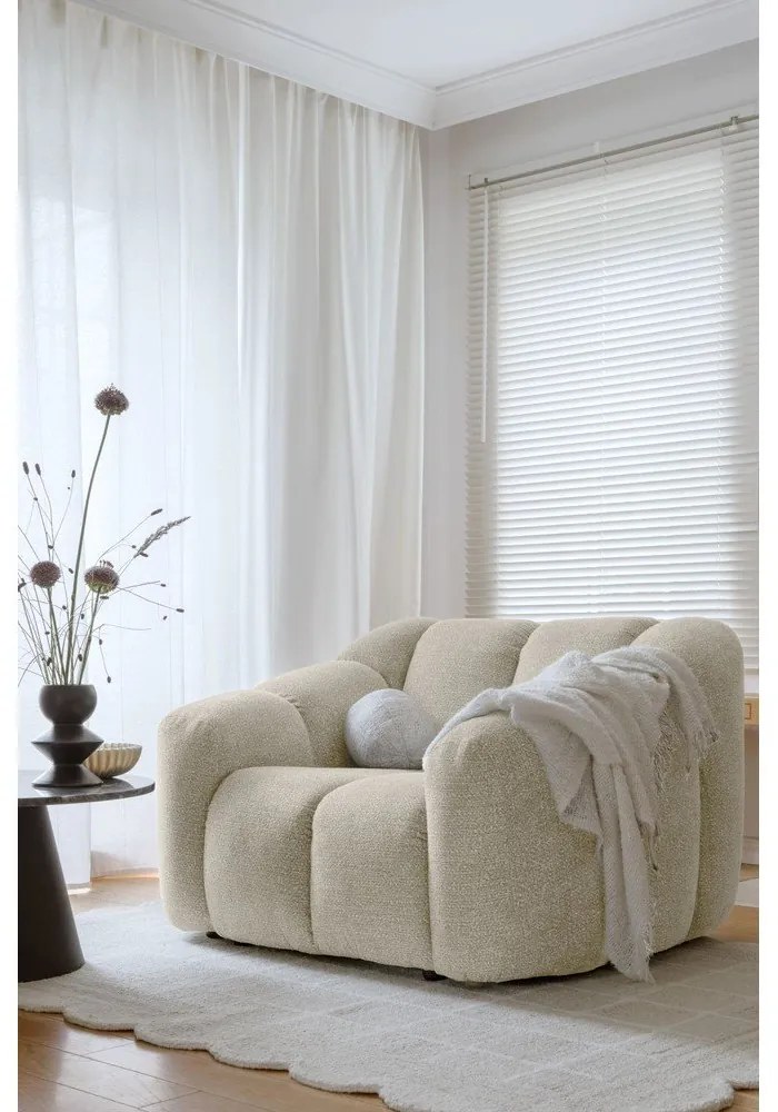 Бежово кресло Shell – Miuform