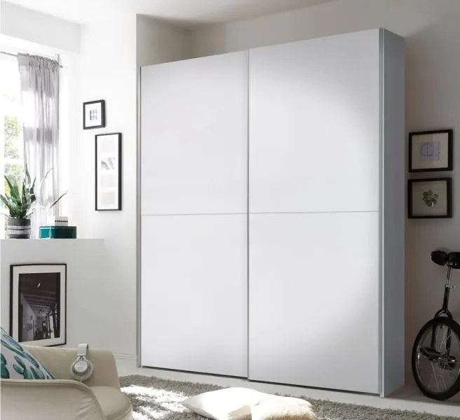 Плъзгащ се гардероб Arma - бял