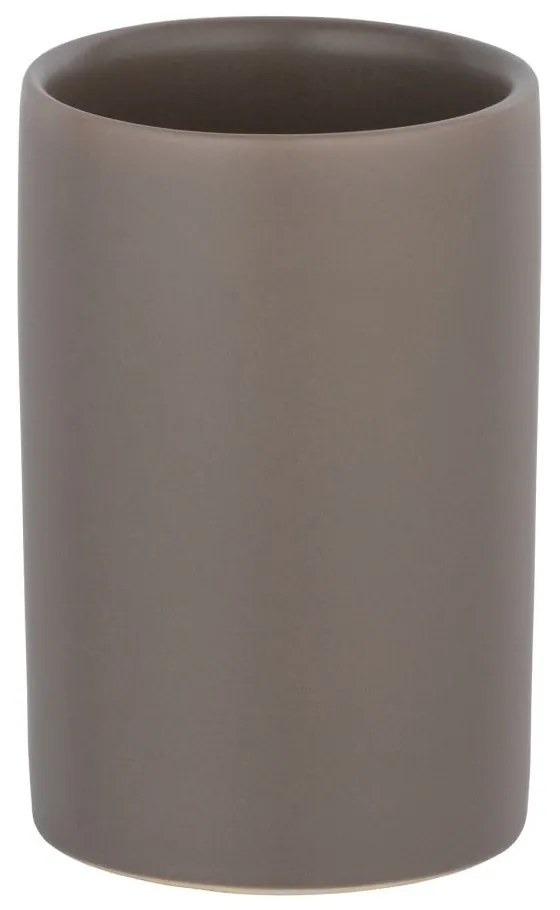 Кафява керамична чаша за четки за зъби Polaris - Wenko