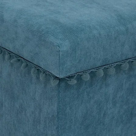 Пуф със съхранение atmosphera Memo, Сгъваем, 40x39x38 cm - Жълт