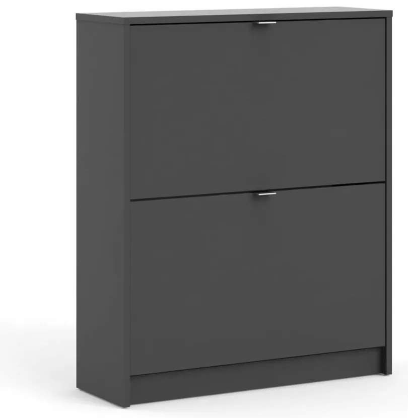 Сива накланяща се стойка за обувки Shoes – Tvilum