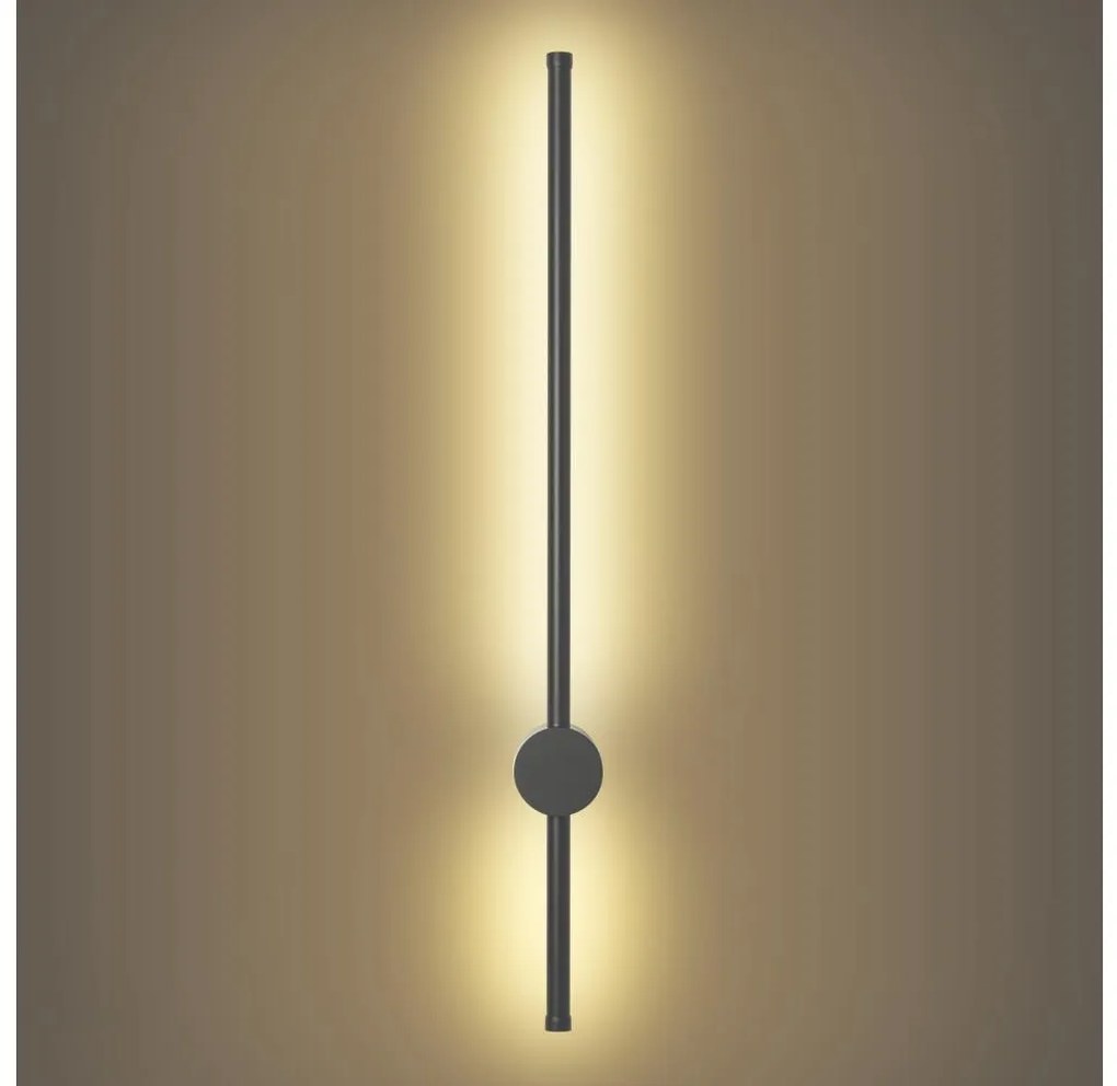 Brilagi - LED външно стенно осветително тяло AURA LED/12W/230V 3000K IP54 антрацит