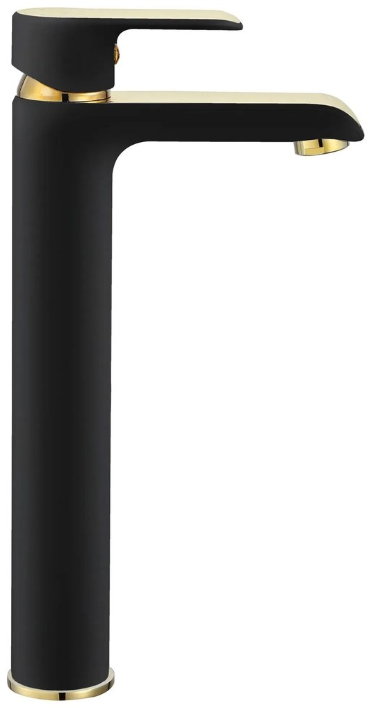 Смесител за мивка REA Bloom Black gold High
