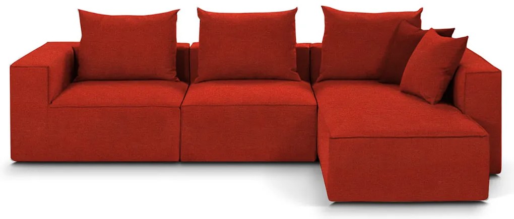 Декоративен възглавница-55 x 55 cm.-Κοραλί