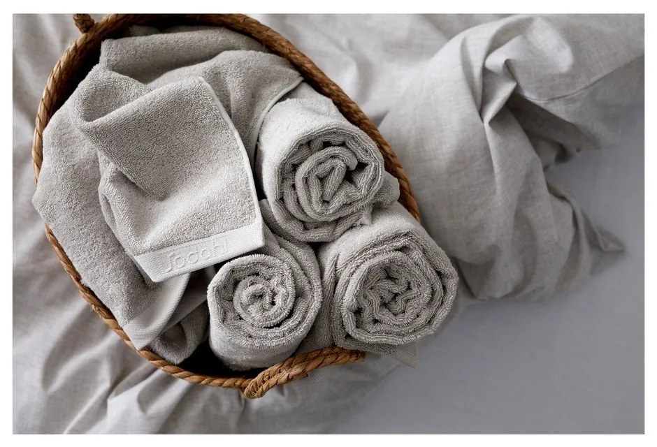 Светлосива памучна кърпа от тери 30x30 cm Comfort – Södahl