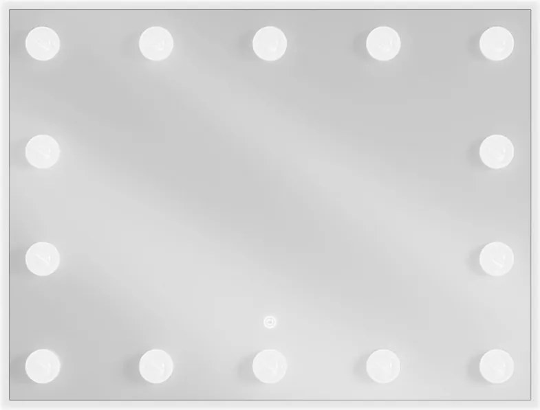 Mexen Dona осветено огледало за баня 80 x 60 cm, LED 6000K, антикондензационно