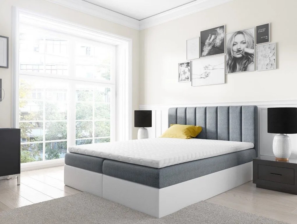 Тапицирано легло Vigo-Gkri-Leuko-180 x 200