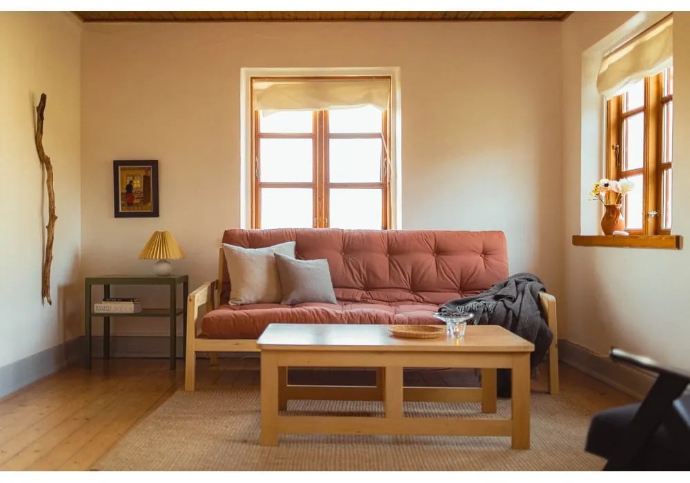 Оранжев разтегателен диван 204 cm Grab - Karup Design