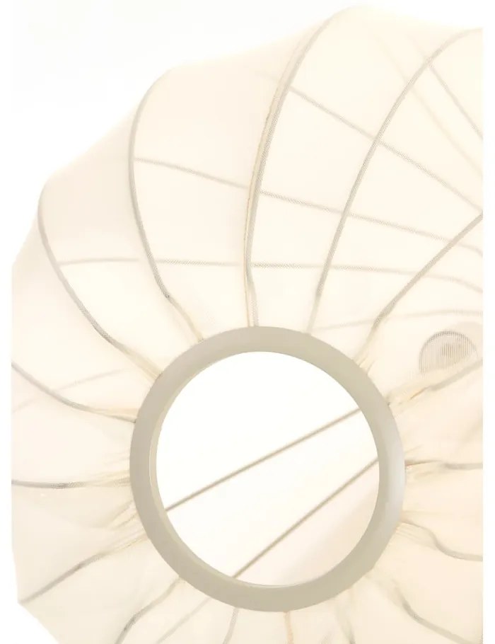 Бежово висящо осветително тяло с текстилен абажур ø 50 cm Itela – Light &amp; Living