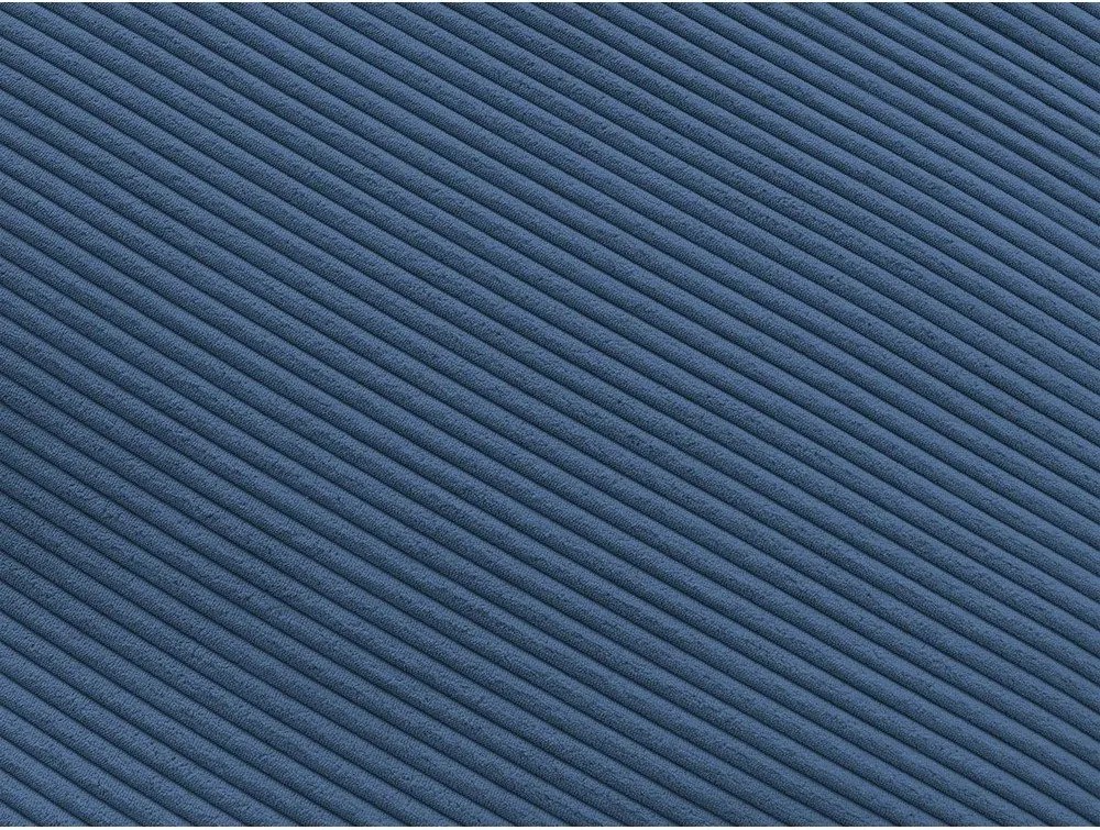 Син ъглов диван от рипсено кадифе Belair – Bobochic Paris