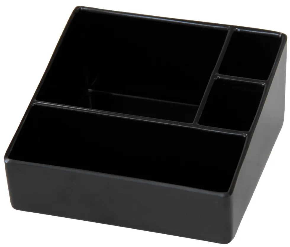 Horecano - Хотелска поставка за комплименти 4 разделения черна 105x102x50mm (512804IV)